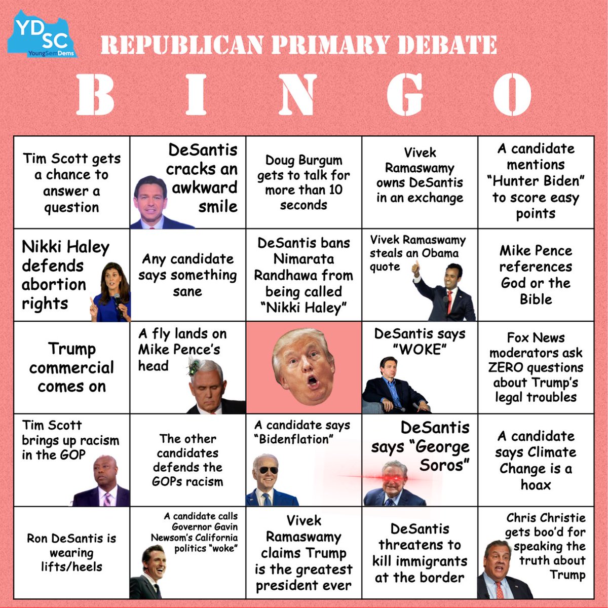 How’s the #debate bingo going for everyone?
