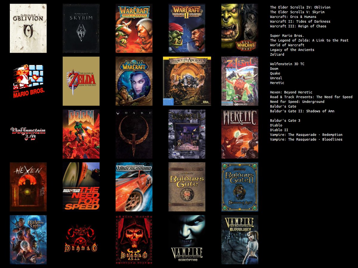 dj4aces's tweet image. Some of my favorites, past and present, in no particular order. There's *a lot* more, but these are the first ones that came to mind.