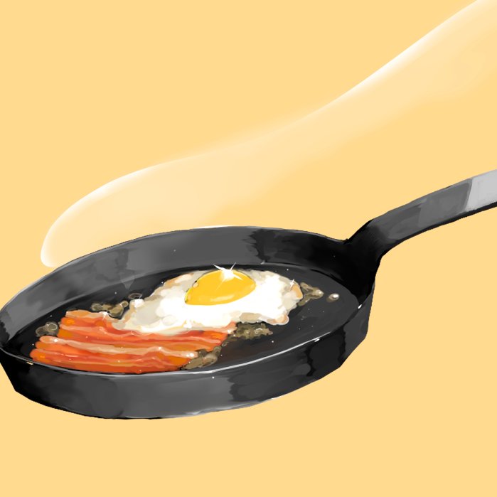 「朝飯 」|唐子のイラスト