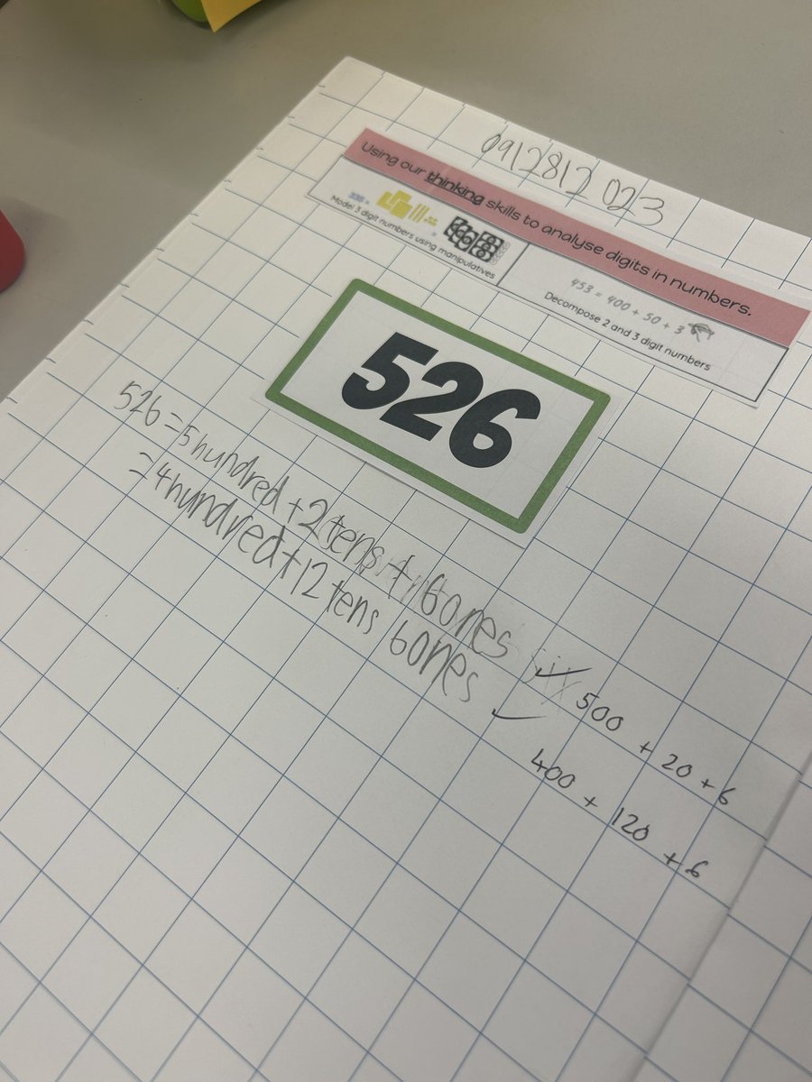 thurlowleanne's tweet image. Are there different ways to decompose numbers? Yes! Some fabulous thinking with our G2 mathematicians. Some constructing with manipulatives, some transferring to symbols. Great discussions! #pypmath #saisrocks