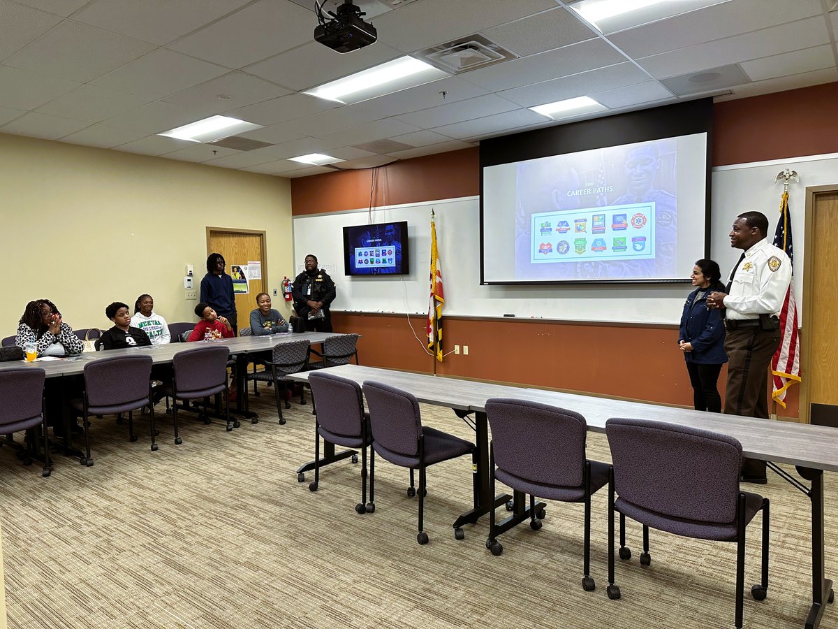 PGSheriff_PIO's tweet photo. Sheriff's Office held its 2nd open house for Explorer Post #1696. This program teaches meaningful life and career skills to young people from all backgrounds through our office and partners' immersive career experiences and mentorship. https://t.co/5TVFp7uvys