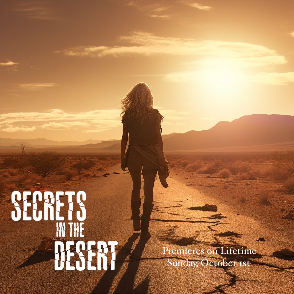 This Sunday night on @Lifetimetv, check out the premiere of my new thriller, #SecretsInTheDesert