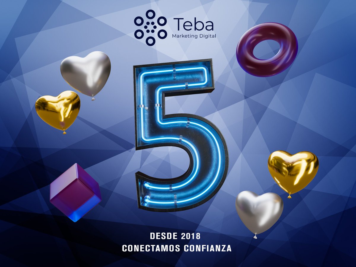 TebaMD's tweet photo. CUMPLIMOS 5 AÑOS🥳

5 años y pisamos fuerte junto a nuestros clientes. Logramos expandir nuestras fronteras a nivel. 🔝🛫

Queremos agradecer a nuestros clientes y amigos por hacer posible crear una agencia de la cual nos sentimos orgullosos 💙

CONECTAMOS CONFIANZA https://t.co/vQkujJQXYt