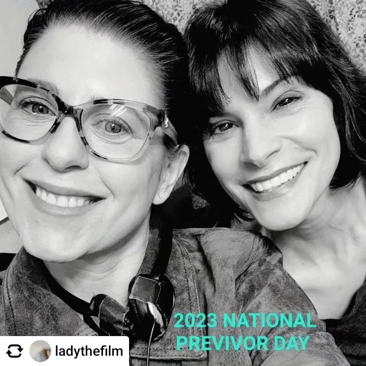 September 27th is National #Previvor Day.
Actress Devin Sidell & producer Amy Byer Shainman are both previvors. Previvor: an individual who has an increased risk of developing cancer due to a genetic mutation or family history; a previvor has not received a diagnosis of cancer.