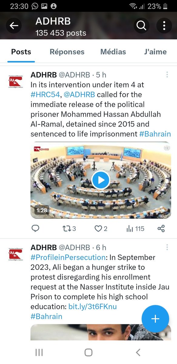 melina_nilles's tweet image. Stoppez les persécutions et détentions politiques et arbitraires au Bahreïn ! #Bahrain
#ADHRB Americans for Democracy and Human Rights in Bahrain : we stand we you! #TotalSupport
@ADHRB
@yusufAlhoori
@SAlwadaei 
@ allprisonersandfamilies 
@ allgaggedpeople x.com/ADHRB?t=z8nKuE…