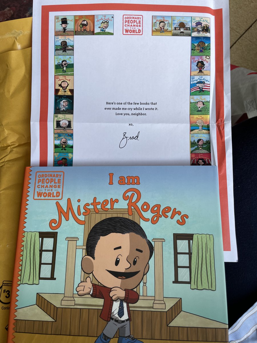 It is always SUCH A JOY to receive a new book from Uber-mensch and my #literacy hero <a href="/bradmeltzer/">Brad Meltzer</a>