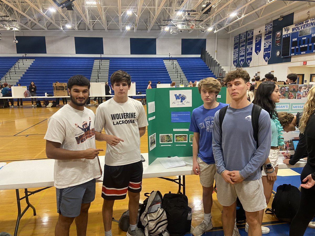 RollwithWestPo's tweet photo. Awesome activities fair today during advisory!  We had over 40 clubs represented!  There is something for everyone at West Potomac!! @theWPboard https://t.co/dBs4A5SwjS