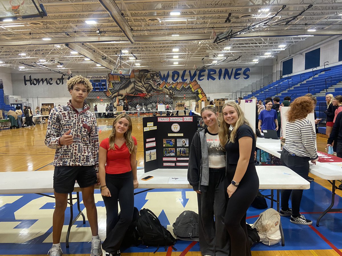 RollwithWestPo's tweet photo. Awesome activities fair today during advisory!  We had over 40 clubs represented!  There is something for everyone at West Potomac!! @theWPboard https://t.co/dBs4A5SwjS