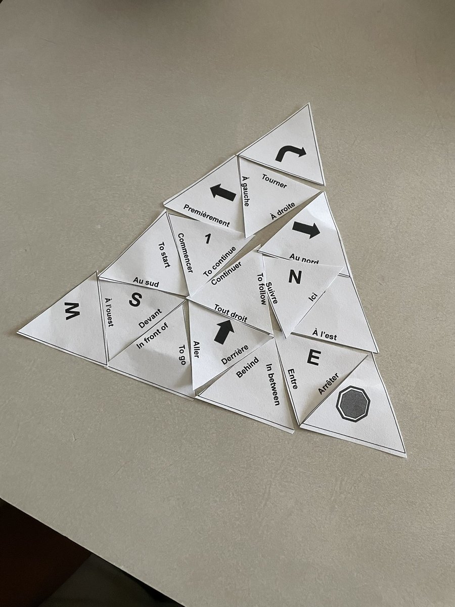 Today in French class, students were solving puzzles using vocabulary for directions they have been learning so far. #admirethetiger <a href="/StMatthewOCSB/">St. Matthew High School</a> <a href="/CapoOttawa/">Philip Capobianco</a>