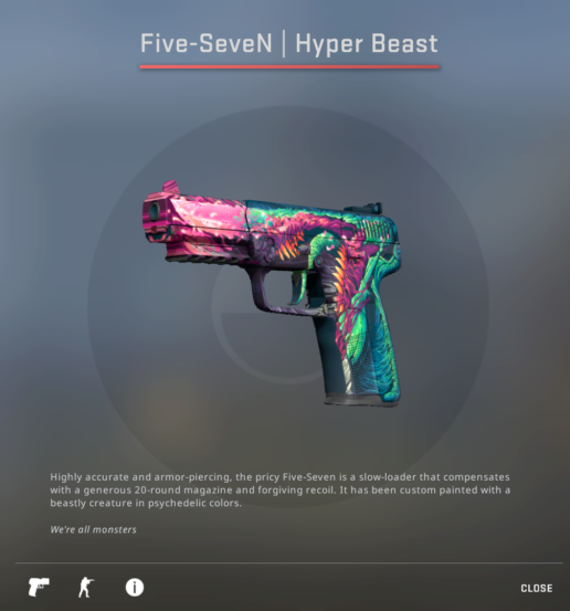 rgLyCS's tweet photo. 🎁$25 Five Seven | Hyper Beast❤️

To enter:
✅Retweet &amp; Like,
✅Follow: @rgLyCS, @PhibbiX
✅Tag a friend,
✅Subscribe &amp; Like: https://t.co/Tq1j7duQZa.

🍀Good Luck!
⏰Ends in 4 days!

#CSGO #CSGOGiveaway https://t.co/0QJYQw4CTQ