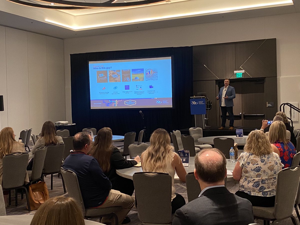 ABABankMktg's tweet photo. #ABABankMktg breakout sessions are underway featuring experts in marketing leadership and customer experience that will explore advertising techniques, customer data analysis, and brand ambassadorship. https://t.co/vUMe1MDUoO