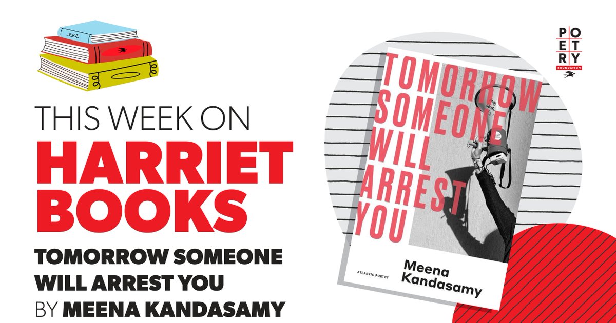 Poetry Foundation (@poetryfound) on Twitter photo This week on #HarrietBooks, Sylee Gore (<a href="/BerlinReified/">Sylee Gore</a>) reviews TOMORROW SOMEONE WILL ARREST YOU by Meena Kandasamy, published by <a href="/AtlanticBooks/">Atlantic Books</a>.
Read the full review: bit.ly/3ETL3JH This week on #HarrietBooks, Sylee Gore (<a href="/BerlinReified/">Sylee Gore</a>) reviews TOMORROW SOMEONE WILL ARREST YOU by Meena Kandasamy, published by <a href="/AtlanticBooks/">Atlantic Books</a>.
Read the full review: bit.ly/3ETL3JH