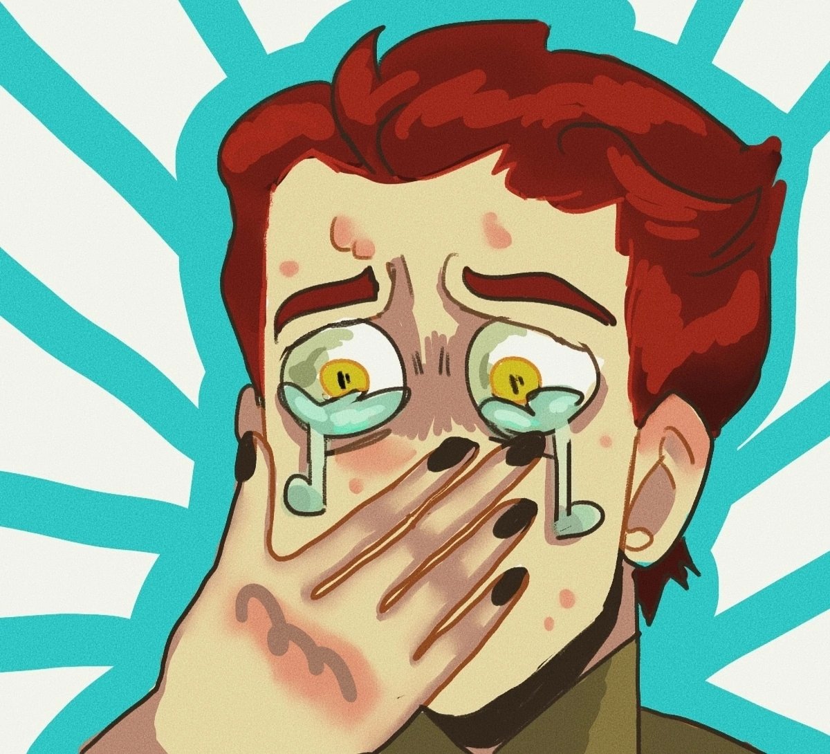 Colonel35552525's tweet photo. Pikeman silly stuff cause I love silly Pimply boys. Btw first one is Pikeman as king Herod from Jesus Christ Superstar because I actually think it suits him so damn well 😇

#campcamp #pikeman #art https://t.co/je5blNI354