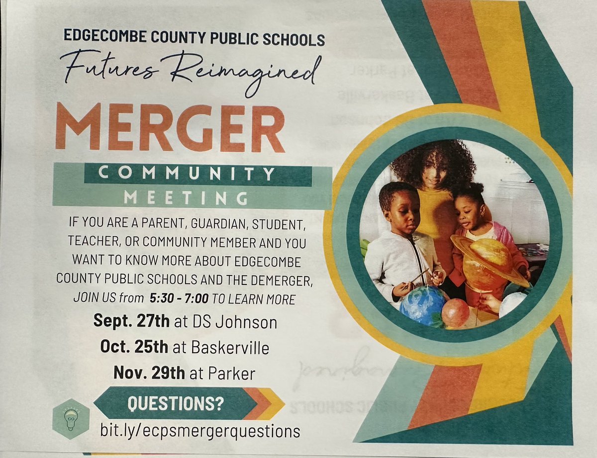 DrMAMyrick's tweet photo. Merger Community Meeting @ECPSchools_NC https://t.co/bCTJMMwN4D