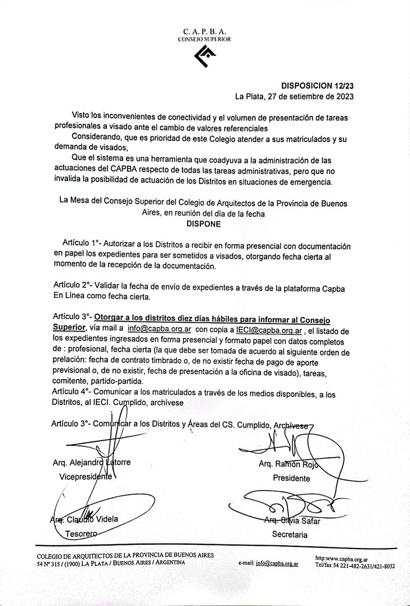 INFORMACION IMPORTANTE