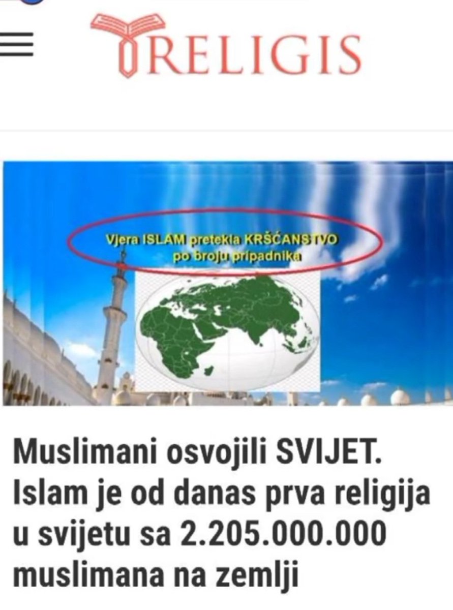 Mirno spavajte. Uskoro cete svi placati clanarinu i davat koverte hodzama 🥰