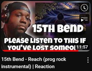 Thank you @ThatSingerDude 🥲 15th Bend - Reach (prog rock instrumental) | Reaction youtu.be/qL5Q1LwK-Z4?si… via @YouTube