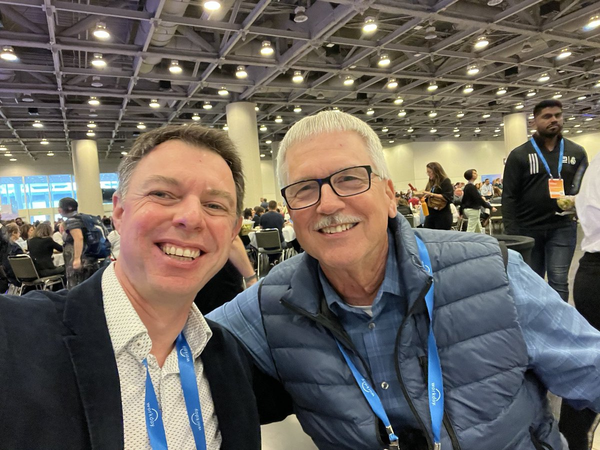 I got to have lunch with my good friend and Workday Superstar customer Mark Newsome of McKee Foods. I was so happy to see him recognized for his community contribution as he moves to retirement, though it sounds like he’s going to be plenty busy
#WDAYRising #WDaySocialSquad