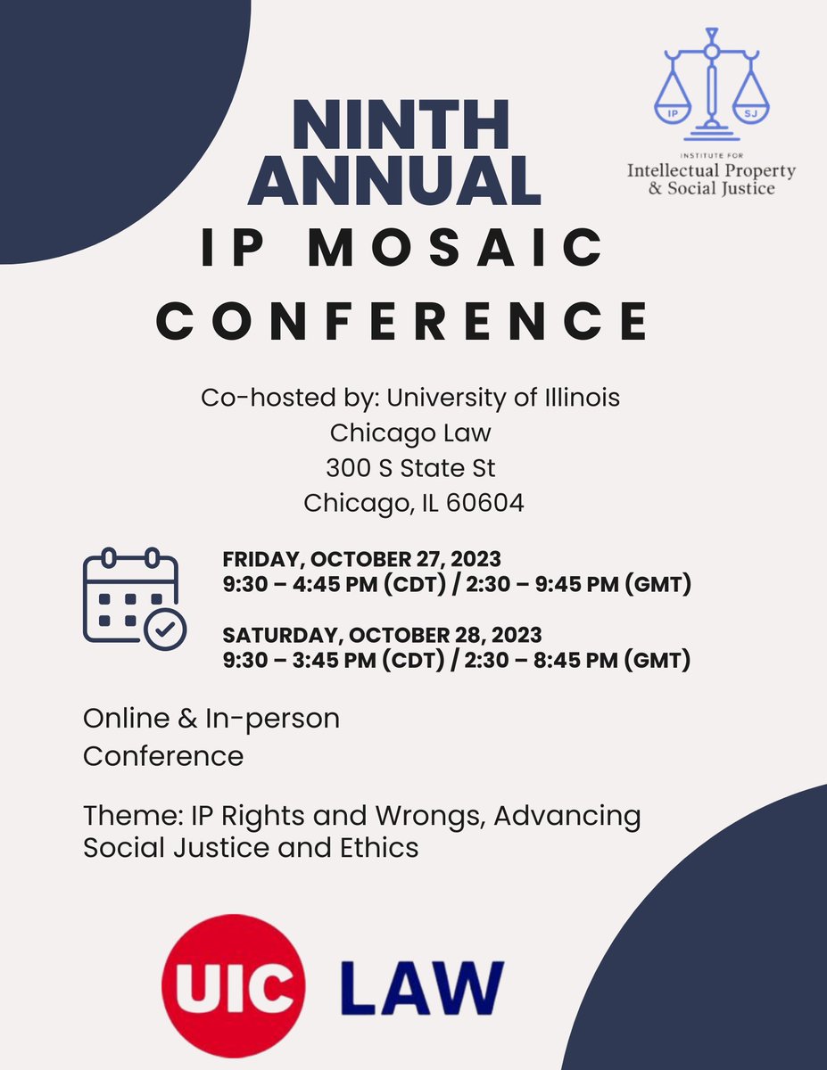 U of I Chicago Law - IP & Privacy Center tweet media