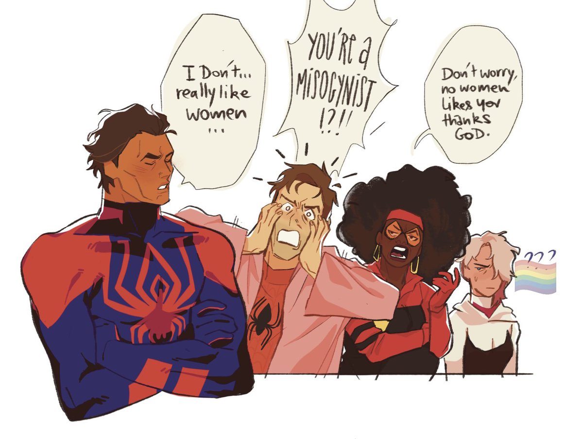 Only Gwen is on the right track 😔
#SpiderManAcrossTheSpiderVerse #SpiderVerse #PeterBParker #MiguelOHara #spiderparents #JessicaDrew #GwenStacy