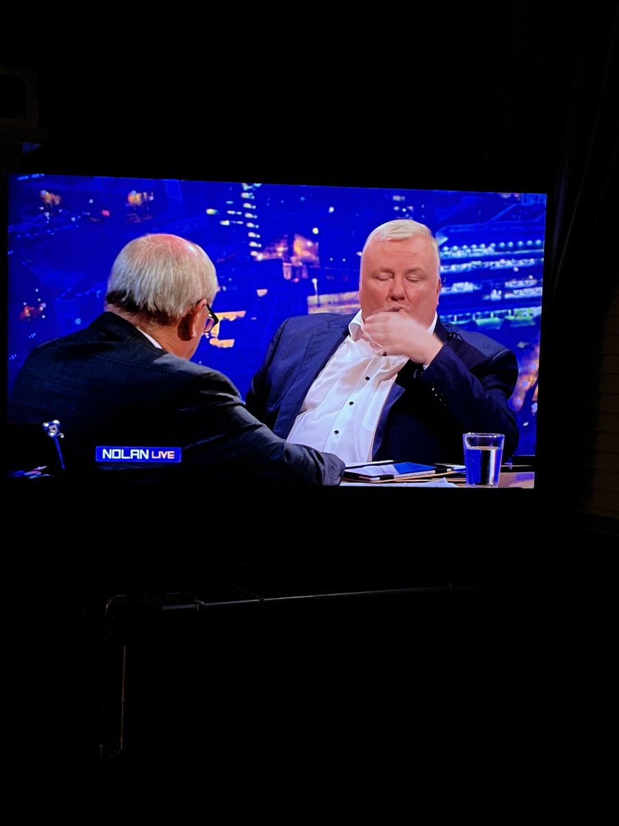 BarryCorrigan's tweet photo. Two men of the older generation trying to get their head around some new terminology being set within schools. Were are the experts? #nolanLive #nolan https://t.co/izQr0mgrec