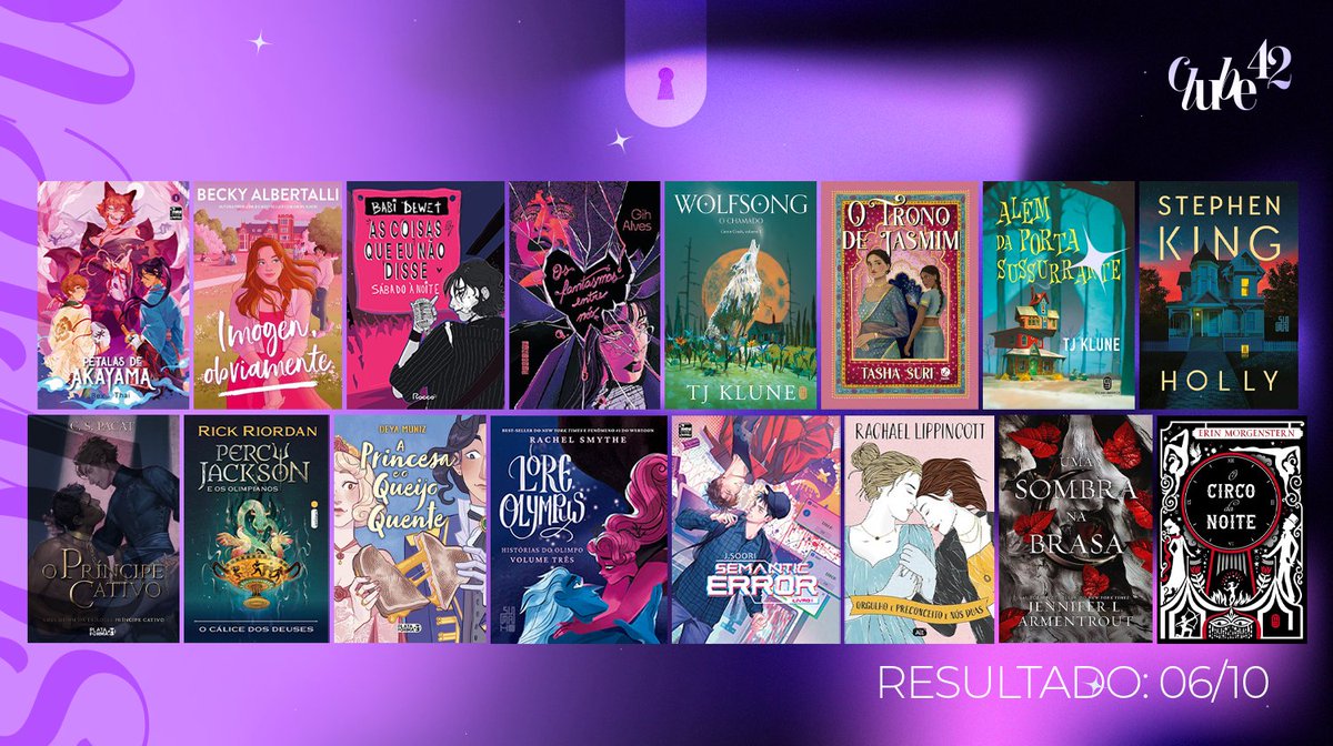 42Clube's tweet photo. ✨  Sorteio  ✨

🏆Prêmio: 1 livro da seleção ou outro de até R$60!  

Regras: 
➠Seguir @42Clube
➠Dar RT sem citar aqui (prontinho!)  

🗓️ENCERRA: 05/10! O q vão querer? Boa sorte! 🍀 https://t.co/qP9rYGotUr