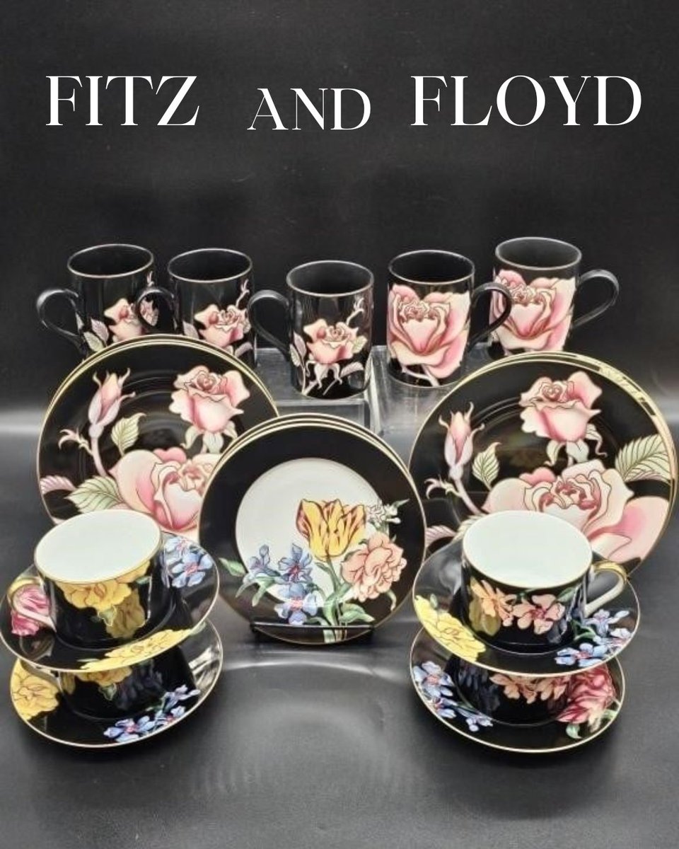 Midnight Rose Fine China Dish Set by Fitz and Floyd is just one of many great dish collections in this Ft. Worth Historic District Estate Sale. 
theoakauctions.hibid.com
Free to Register and Start Bidding
#estatesalefinds #estatesale #auction #liveoakauctions #HiBid #fitzandfloyd