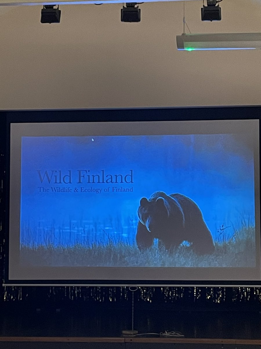 BAConservation's tweet photo. The BACT AGM this evening with a fascinating talk by @HarryReadWrites, Ecologist at Heveningham Hall Estate and wildlife photographer, speaking about his expeditions to Finland to see Brown Bears and the rewilding projects on the Estate. https://t.co/A36rIDCp46