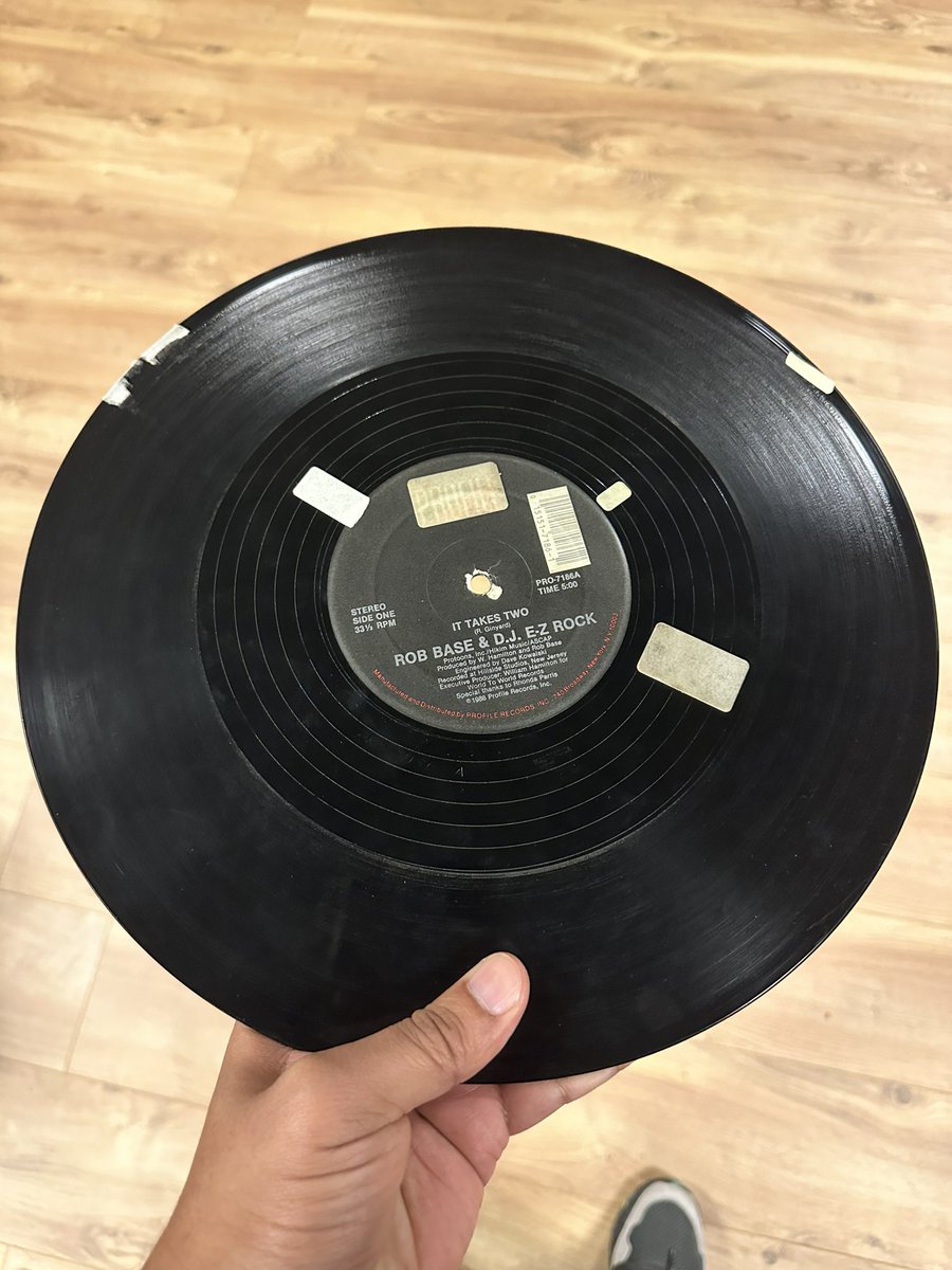 Real dj’s have a beat up copy of
“It Takes Two” 🤣 and this is the end of any “real dj” discussion..