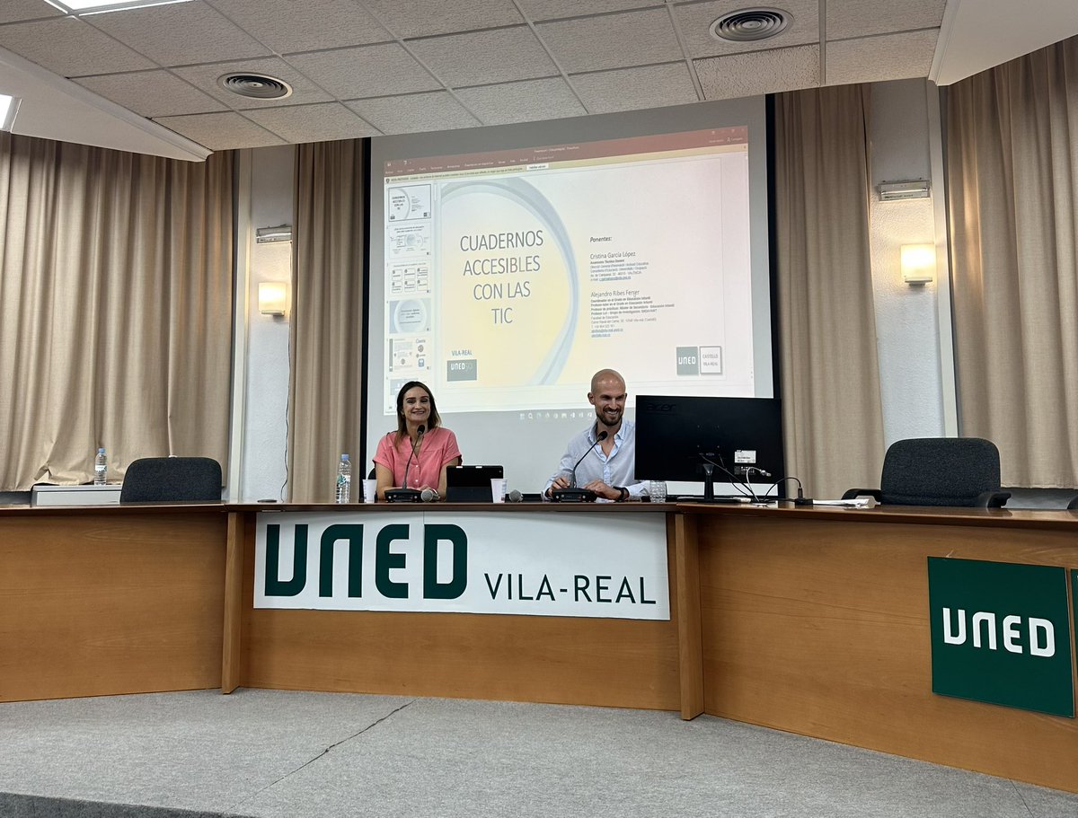 Mónica Ibáñez Escrig (@monicaibes) on Twitter photo 🧠Tarde productiva, conferencia educativa “Cuadernos accesibles con las TIC”, de la mano de <a href="/cristinamayl/">Cristina García</a> 🙌🏻🔝
Escucharte siempre hace presente que el acceso a la educación es un derecho.
#inclusion #textoalternativo 🧠Tarde productiva, conferencia educativa “Cuadernos accesibles con las TIC”, de la mano de <a href="/cristinamayl/">Cristina García</a> 🙌🏻🔝
Escucharte siempre hace presente que el acceso a la educación es un derecho.
#inclusion #textoalternativo