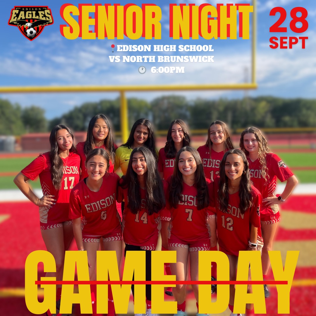 EdisonEaglesSoccer (@ehseaglesoccer) on Twitter photo Come help us celebrate some pretty special players as we celebrate senior day tomorrow 6pm. See you there!! 🦅♥️💛 #EaglePride <a href="/EHSSouthside/">Edison High School Athletics Edison NJ</a> <a href="/PeterDeliane/">EHS Soccer Highlights</a> <a href="/Edison_HS/">Edison High, NJ</a> Come help us celebrate some pretty special players as we celebrate senior day tomorrow 6pm. See you there!! 🦅♥️💛 #EaglePride <a href="/EHSSouthside/">Edison High School Athletics Edison NJ</a> <a href="/PeterDeliane/">EHS Soccer Highlights</a> <a href="/Edison_HS/">Edison High, NJ</a>