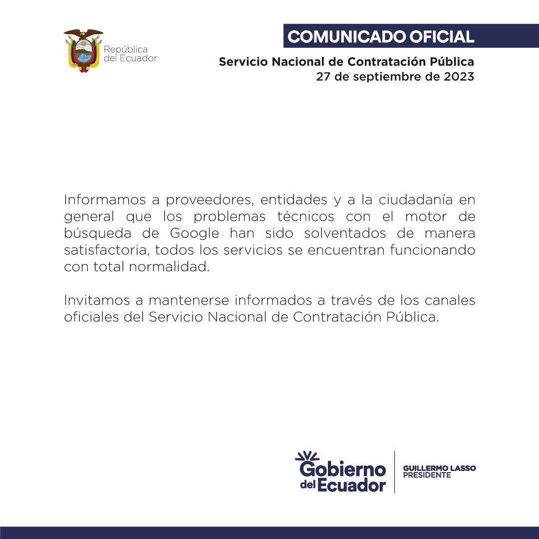 SERCOP 🇪🇨 tweet media