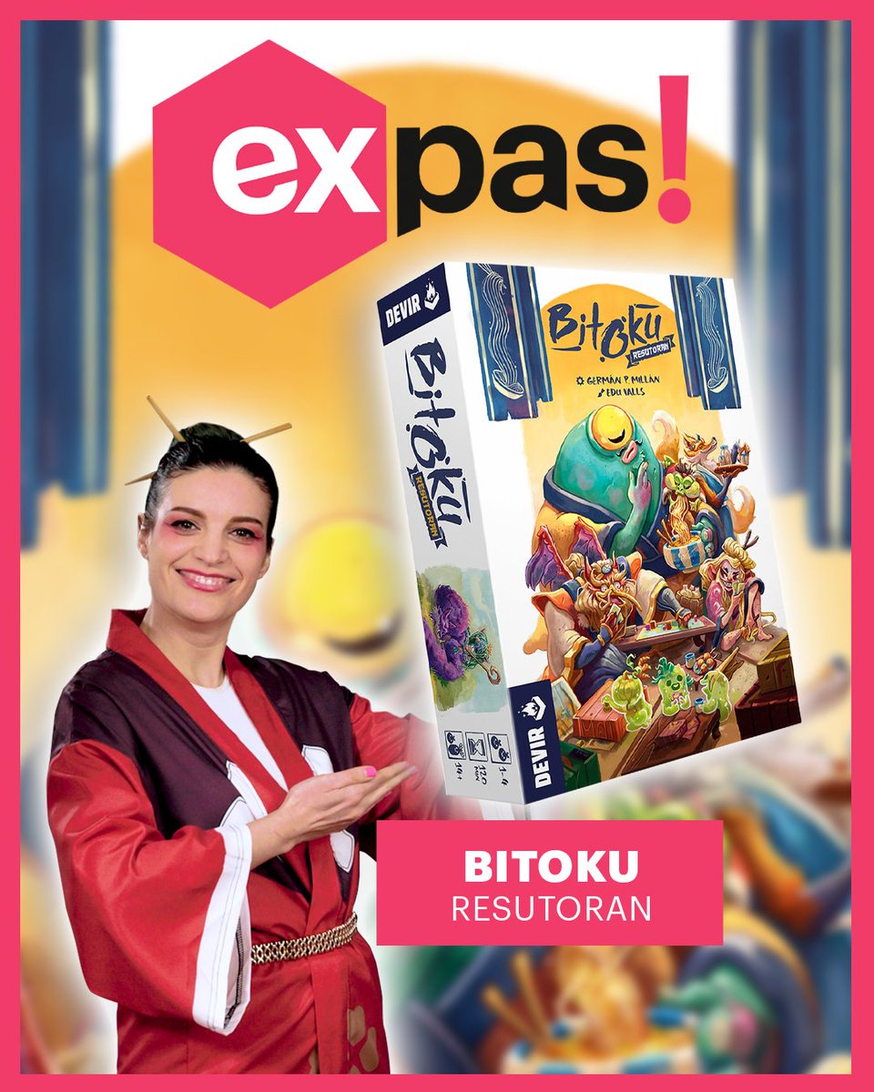 DevirColombia's tweet photo. ¡Todo el mundo a la mesa! Descubre Resutoran 🍜 la exquisita expansión de #Bitoku en este nuevo episodio de #EXPAS, diseñada por
@GermanMiyan
. Ya disponible 📷 https://t.co/EIUAxJfNiO https://t.co/xcQ211PbdU