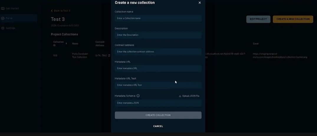 BrownTiger_Bik's tweet image. Tweet 7:
Unleash the Power of @Myria SDK!
Once set, utilize our Developer Portal to create & edit your projects and collections! Mint your #NFTs, list them on our Marketplace, and manage your assets, all in one place! Dive in and explore!
#SDKMechanism #BlockchainTutorial