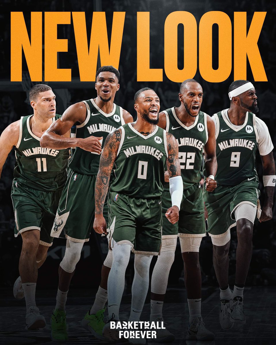 bballforever_'s tweet photo. The NEW LOOK Milwaukee Bucks 😮‍💨 https://t.co/WYrZjb6FnY