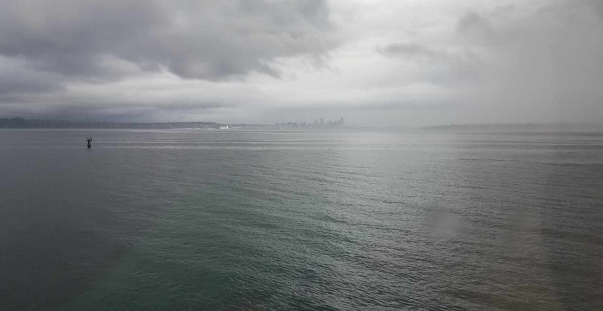 No art today.... but Going to a #thegame!!! #GoMariners OMG😱 Look at the #weather!!! #thunderandlightning #forecast 😱😱 #crazyweather ⛈⚡⛈ #CloudySeattle #StormySeattle #StormyWeather #FerryRide #WashingtonFerries