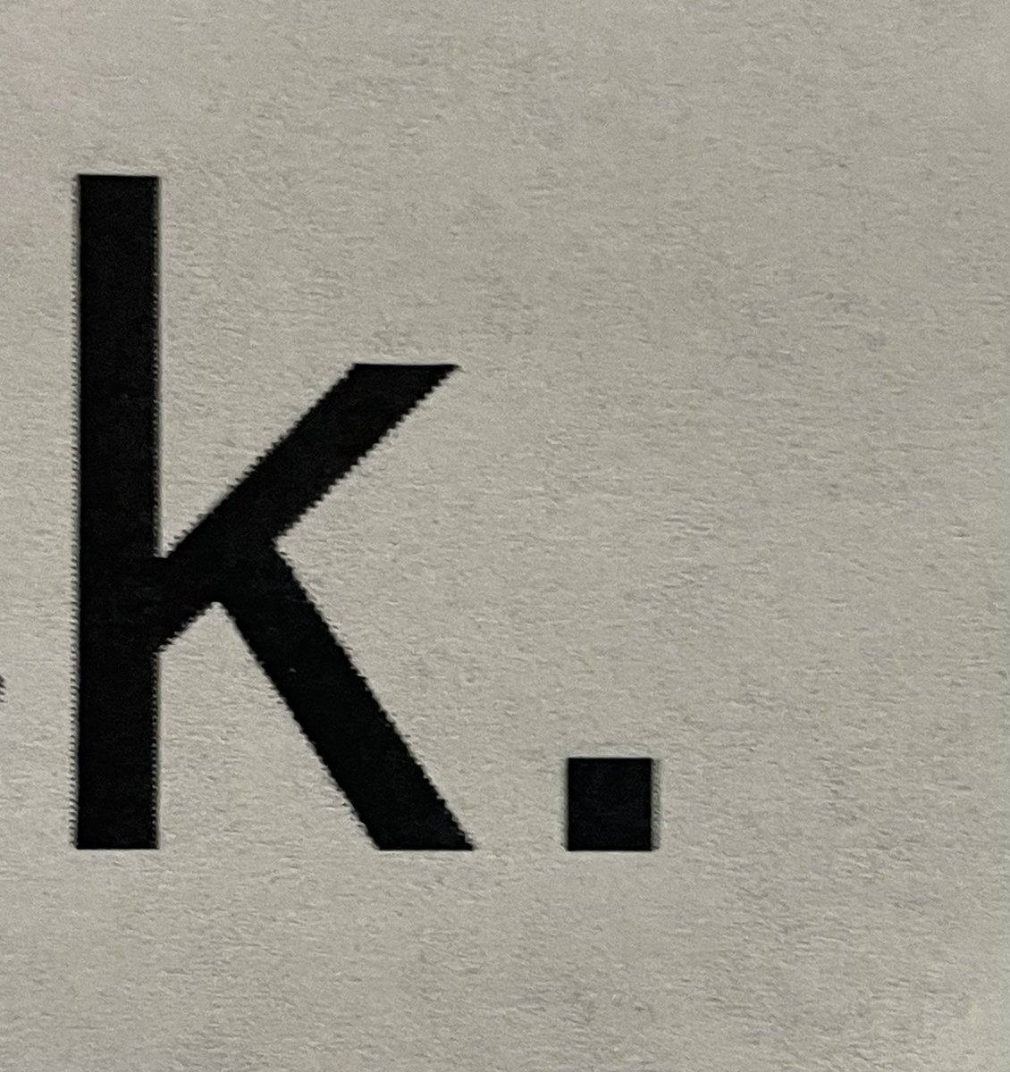 KAutino03's tweet photo. Found a “K” for Kate on a door in the journalism building! #typewalk #rsj108 https://t.co/aIj0s2Ej24