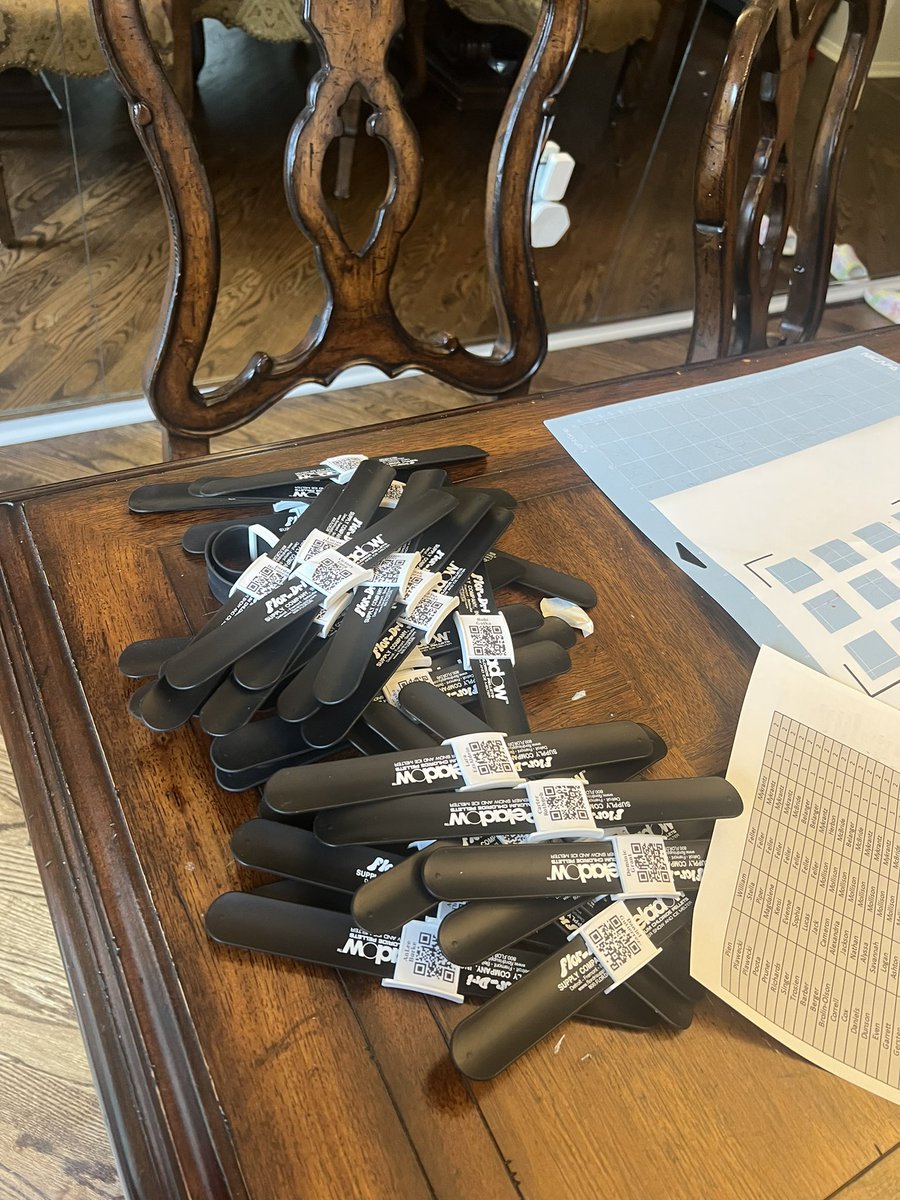 ForestElem's tweet photo. “Get ready Forest! Happy feet bracelets are almost ready for our Tuesday start!” https://t.co/ocSYHXuHYk