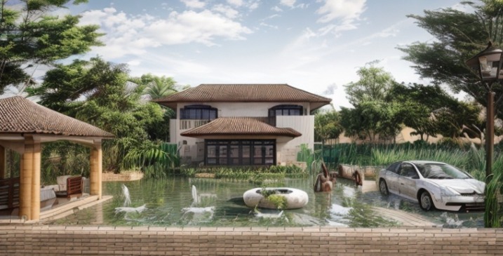 PGARCHITECTURE's tweet photo. Farmhouse : Bolpur https://t.co/6PwmnYdssn