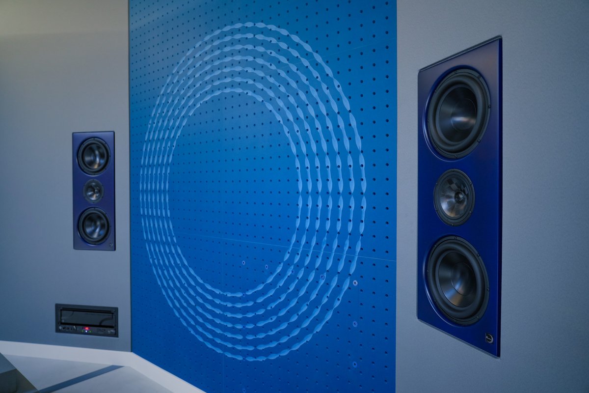 Our installation of the final prototype of Arcturus in our listening room facility. 

Yes ours are blue. No you can't have them. 

More Arcturus:
exmachinasound.com/arcturus/