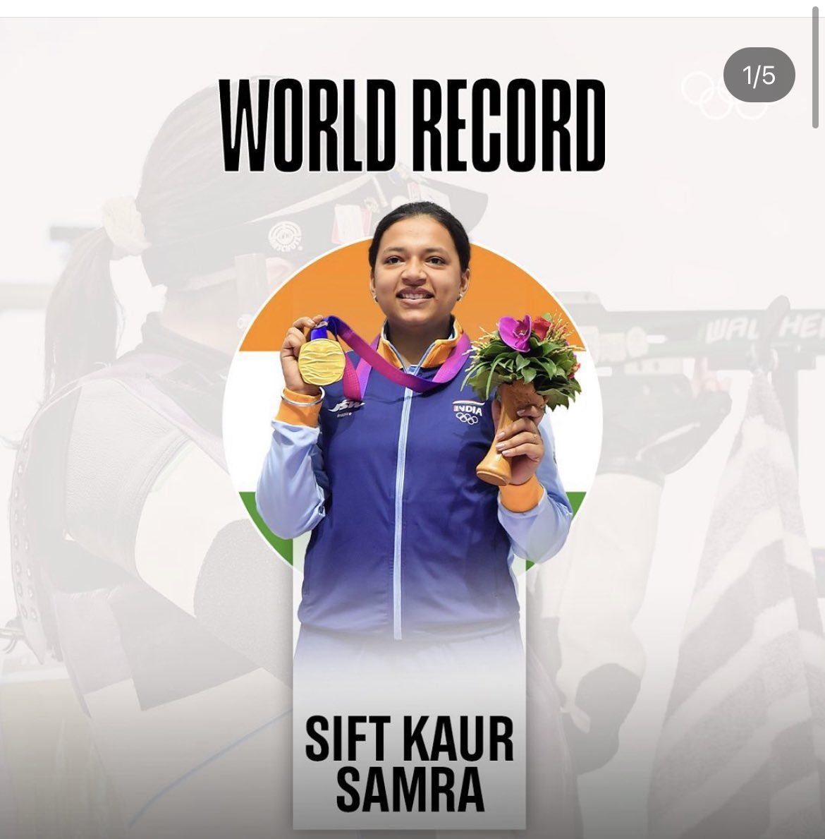 Faridkot shooter sets world record in Asian Games #Punjab