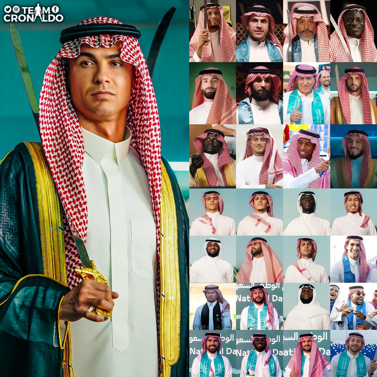 TeamCRonaldo's tweet photo. ‼️ Two breaking news within only 30 minutes difference:

• Al Nassr 🇸🇦 vs. Inter Miami 🇺🇸 being organized including a Cristiano Ronaldo vs. Lionel Messi clash

• Saudi Pro League ALL-STARS 🇸🇦 vs. Manchester City 🏴󠁧󠁢󠁥󠁮󠁧󠁿 

What Cristiano Ronaldo is doing for Saudi Arabia go down in history not only at a football level but also at country level.

His influence is unreal.