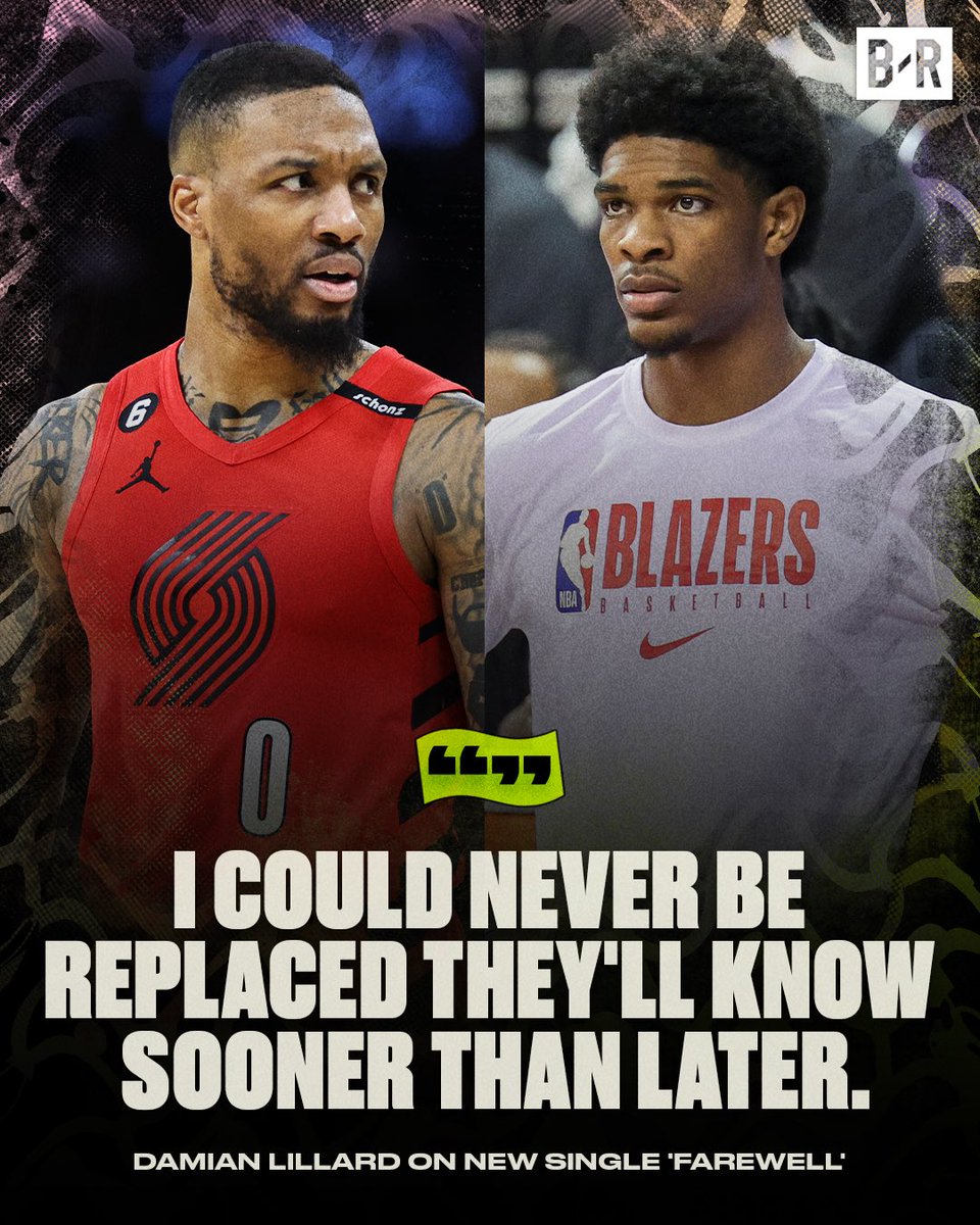 BleacherReport's tweet photo. Lyrics from Dame's brand new single 👀 https://t.co/JkmEYL0VCL