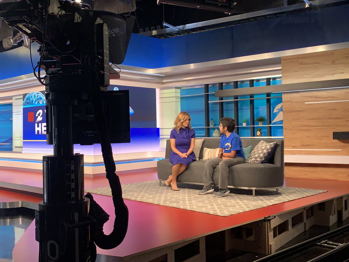 MGSportsTalk's tweet photo. Thank you @KPRC2 for having me on this morning to share my story and being an ambassador for the Muscular Dystrophy Association @MDAorg! Nice to meet you @KPRC2Amy!
Thank you @newswithshivani
Appreciate the support of MD awareness month💙
Go support at https://t.co/dSeqwg1aTD https://t.co/xxu2kXb6E3