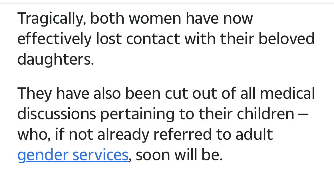 So, 2 transphobic mothers are trying to sue the NHS into NOT treating Gillick competent ADULTS, while claiming their kids were ‘transed’ at school (despite schools being closed during lockdown) and now - understandably - their trans kids hate them! 🤷🏼‍♀️ #cope

#tomorrowspaperstoday