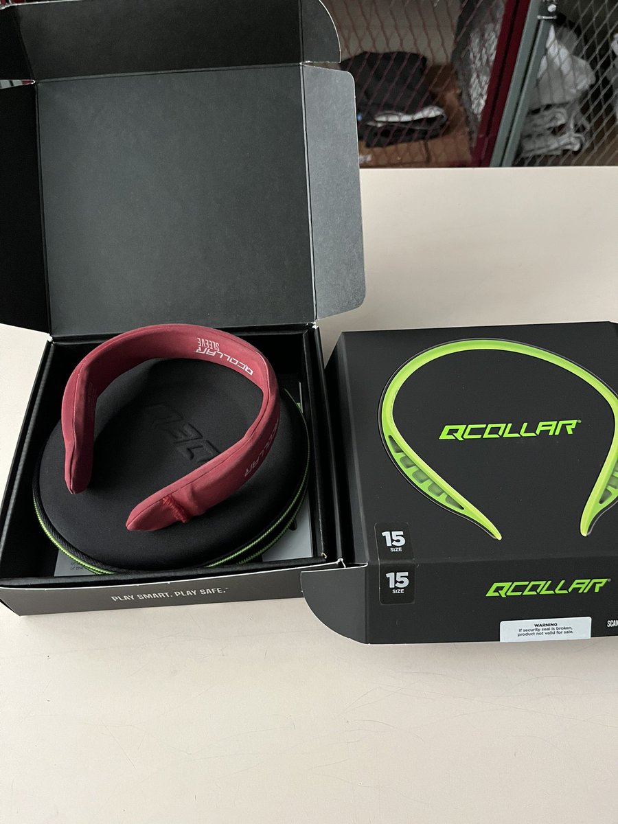RamsRhsFootball's tweet photo. Your Mighty Rams have been wearing Q Collars this season! This is some of the newest technology and helps reduce concussions.
Big thanks to EcoClear and Chris Stidd for helping us implement this technology. @QCollarOfficial
#RamLife #KeepEmSafe #QCollar #WeBleedMaroon https://t.co/5QG4s1ybIE