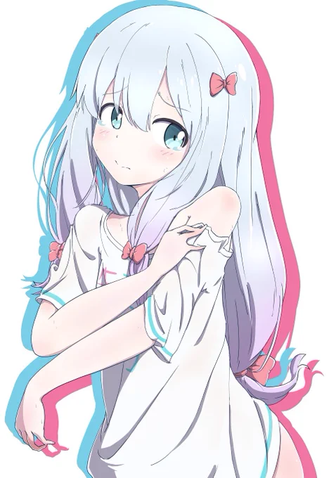『そ、そんな名前の人はしらないっ』紗霧ちゃんイラスト完成 #pixiv  #エロマンガ先生 #和泉紗霧 #イラスト 