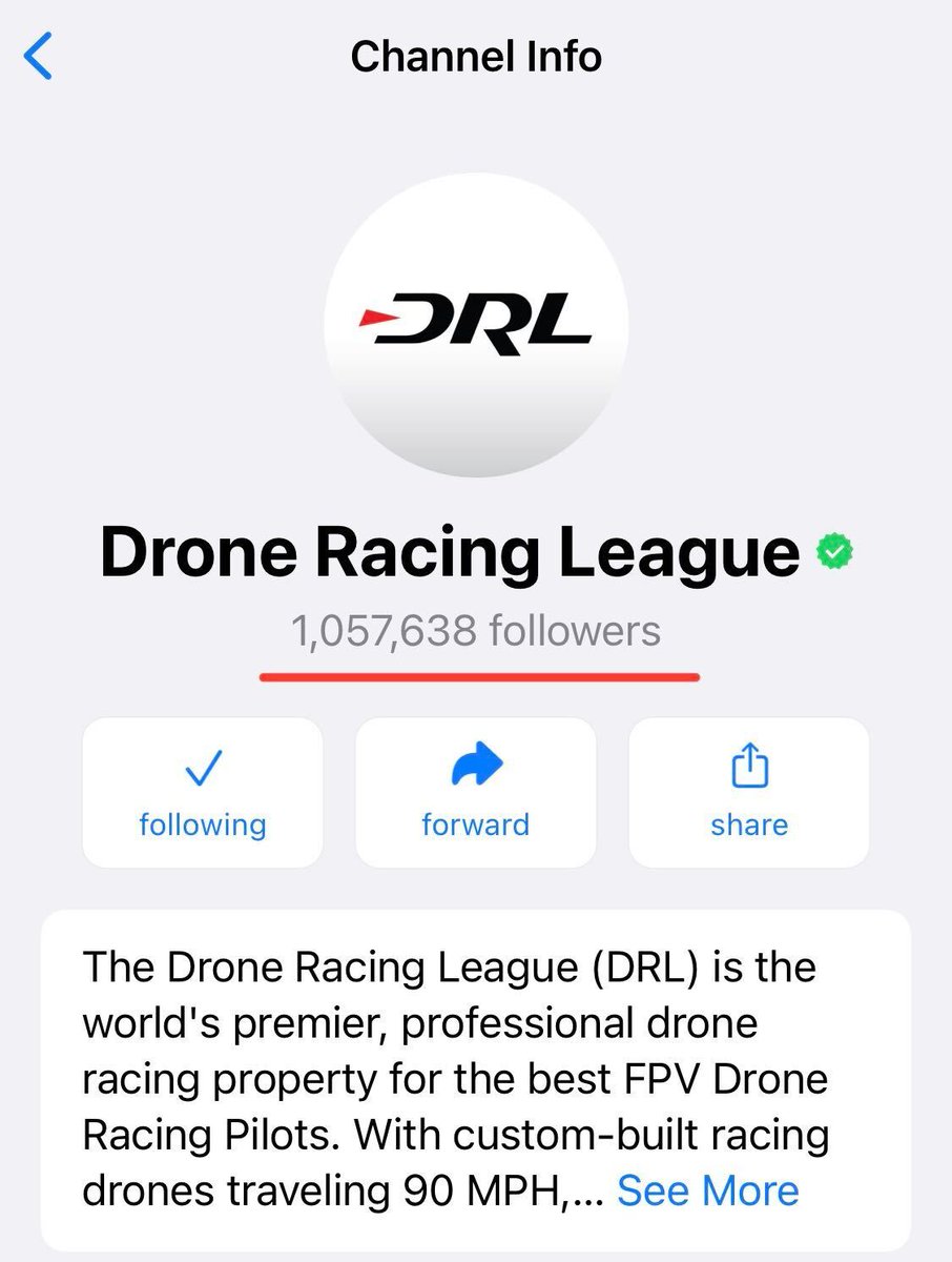 .@Whatsapp just became <a href="/DroneRaceLeague/">Drone Racing League</a>’s fastest growing platform: 1mm fans – with 500K new followers in the last 10 days…🚀