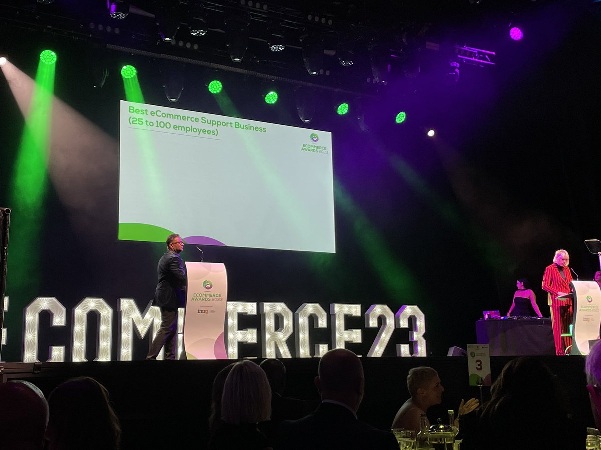 Thanks for inviting us to judge at the ecommerce awards IMRG and eCommerce Expo. 

Congratulations to all the winners! 

👏👏🎉🍾
