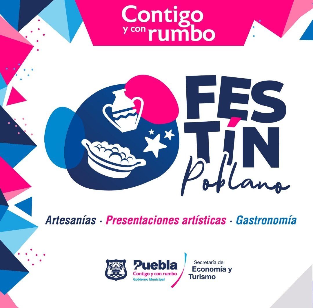 DesaEcoPue's tweet photo. Te invitamos a participar en la tercera edición del #FestínPoblano de 2023.

Asiste con tu familia y amigos a disfrutar de actividades artísticas y productos de diversos municipios en un mismo lugar.
🗓️ 30 de septiembre y 01 de octubre
📍 Parque de El Carmen

#ContigoYConRumbo https://t.co/9MScfmOGwb